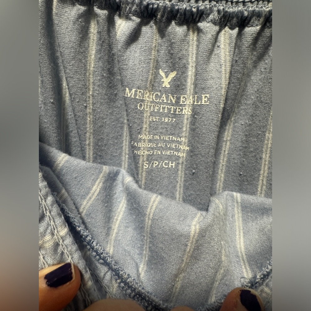 American Eagle Off The Shoulder Ruffle Sleeve Top - Picture 5 of 6